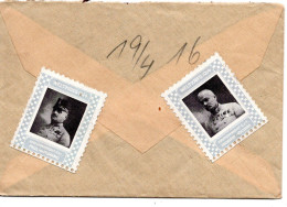 64636 - Oesterreich - 1916 - Privat Ueberbrachter Brief, Rs. Siegelmarken - Cartas & Documentos