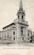 FIRST CHURCH OF CHRIST (SCIENTIST) OLD B/W POSTCARD NEW YORK CITY AMERICA USA UNDIVIDED BACK - Iglesias