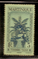 MARTINIQUE TAXE NEUF SANS TRACE DE CHARNIERE - Timbres-taxe