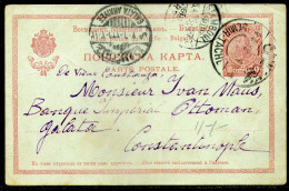Bulgaria,1913 Stationery Occupation Ottoman Empire Sent From Demir-Tache,04.04.1913 To Stamboul,05.04,1913,,as Scan - Sonstige & Ohne Zuordnung
