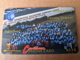 BARBADOS   $10-  Gpt Magnetic     BAR-6A  6CBDA009042     TOTALLY DIGITAL WITH LOGO    MINT CARD !!!!   ** 13002** - Barbados