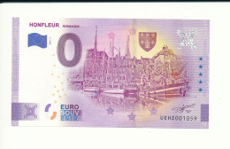 Billet Touristique 0 Euro - HONFLEUR NORMANDIE - UEHZ - 2021-2- N°  1059 - Autres & Non Classés