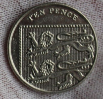 2015 10 Ten Pence; United Kingdom; England; Great Britain; Circulated - 10 Pence & 10 New Pence