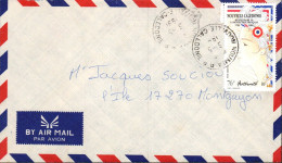 NOUVELLE CALEDONIE SEUL SUR LETTRE AVION POUR LA FRANCE 1991 - Lettres & Documents