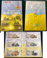 Ukraine - Set 6 Banknotes X 500 Hryven 2023 UNC Weapons Of Ukraine - 3st Issue - In Album - Lemberg-Zp - Ucrania