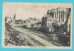 * Zonnebeke (bij Ieper - West Vlaanderen) * (K.V. Berlin O 27 - 490) Vor Ypern, Guerre War, Krieg, Ruines, église Old - Zonnebeke