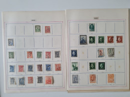 Timbres Grèce Lot De 10 Planches De 1901 - 1966 - Autres & Non Classés