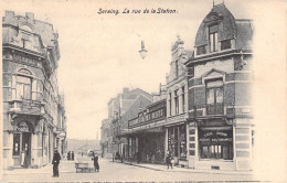 Belgique - Seraing - La Rue De La Station - Animé - Les Grandes Galeries Belges - Carte Postale Ancienne - Seraing