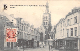 Belgique - Tirlemont - Rue Neuve Et L'église Notre Dame Du Lac - Edit. S.D. - Carte Postale Ancienne - Leuven