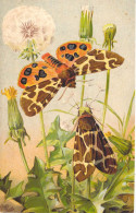 Animaux - Papillon - L'écaille Marte (chelonia Caja) - Marque L.E. - Colorisé - Carte Postale Ancienne - Mariposas