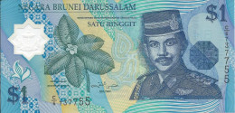 BRUNEI   -  1  Dollar   1996   -- UNC --  Polymer - Brunei