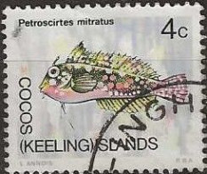 COCOS (KEELING) ISLANDS1969 Decimal Currency -  4c. - Floral Blenny (fish) FU - Islas Cocos (Keeling)