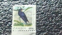 ZAMBİYA-  1989-     70/35N  BİRDS   USED - Used Stamps