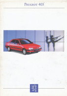 CATALOGUE VOITURE  PEUGEOT 405 - Voitures