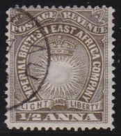 British East Africa    .    SG   .     4    .    O   .     Cancelled - Britisch-Ostafrika