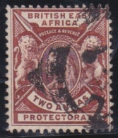 British East Africa    .    SG   .    67 X    (2 Scans)    .  Wm Reversed  .    O   .     Cancelled - Brits Oost-Afrika