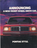 CATALOGUE VOITURE  PONTIAC STYLE - Voitures