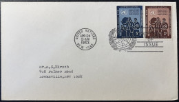 COVER / ONU United Nations FDC NEW YORK 1953 - Lettres & Documents