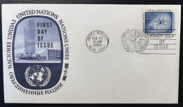 COVER / ONU United Nations FDC NEW YORK 1958 - Lettres & Documents