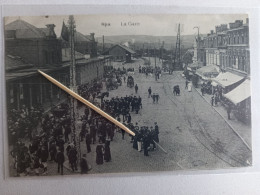 SPA - La Gare, Animée 1916 - Spa