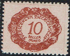Liechtenstein 1920, MiNr.: 2, Porto Postfrisch - Postage Due