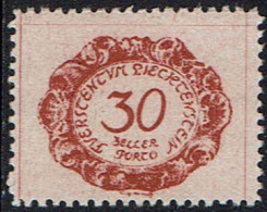 Liechtenstein 1920, MiNr.: 6, Porto Postfrisch - Segnatasse