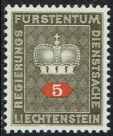 Liechtenstein 1968, MiNr.: 45, Dienstmarken Postfrisch - Service