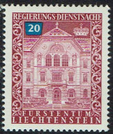 Liechtenstein 1976, MiNr.: 58, Dienstmarken Postfrisch - Servizio