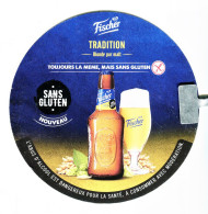 RARE - Ile De LA REUNION - Balise De Produit / Bière FISCHER Sans Gluten - Recto & Verso (Obj Div Fischer ) - Afiches