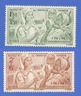 ININI PA 1 + PA 2 NEUFS ** PROTECTION DE L'ENFANCE INDIGÈNE - Unused Stamps