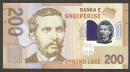 Albania 200 Leke First Prefix Block AA Polymer 2017 GEM UNC - Albania