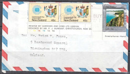 Ca0418 NEW ZEALAND 1983 Cover To England - Cartas & Documentos