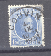 BE 0460  -  Belgique  :  COB 207a   (o) Bleu Vif , Obl. COUVIN - 1922-1927 Houyoux