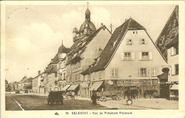 67 SELESTAT BOULANGERIE JOSEPH MEYER RUE DU PRESIDENT POINCARE POSTEE A RIBEAUVILLE - Selestat