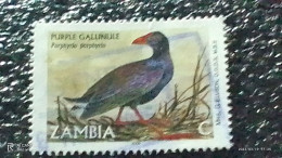 ZAMBİYA-  2001 -    -C-  BİRDS   USED - Used Stamps