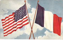 Amérique - Etats Unis - Drapeaux France Et Usa - Edit. Edward H. Mitchell  - Carte Postale Ancienne - Other & Unclassified