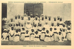 Pays Div-ref CC661-christianisme-missions-soeurs Missionnaires De Nd Des Apotres -venissieux -togo -ecole Anecho - Missions