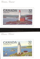 23-0289 4 Cartes Postales Thème Phare Suite A   émission Poste Canada 1984 - Faros