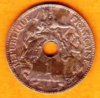 Indochine Française - 1901 - 1 Centimes De Piastre - Französisch-Indochina