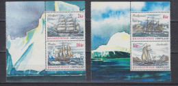 Greenland 2002 Ships 2x2v From Booklet Pane  ** Mnh (58562) - Postzegelboekjes