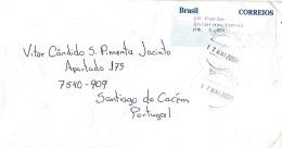 Brazil - Franking Label - Cover Real Circulated - Franking Labels