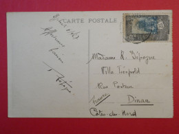AR24 COTE DES SOMALIE  BELLE CARTE  1933 DJIBOUTI A  DINAN   FRANCE   +AFFRAN. INTERESSANT+++ - Brieven En Documenten