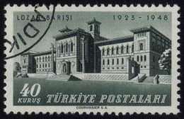 Türkiye 1948 Mi 1219 25th Anniversary Of The Treaty Of Lausanne | Conference Building - Gebruikt