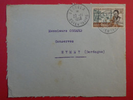 AR24 AOF BELLE LETTRE 1958 PETIT BUREAU  SEGUELA  A  EYMET  FRANCE +AFFRAN. PLAISANT+++ - Lettres & Documents