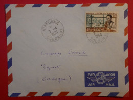 AR24 AOF  BELLE LETTRE 1956 PETIT BUREAU NIAFUNKE    A  EYMET  FRANCE +AFFRAN. PLAISANT+++ - Cartas & Documentos