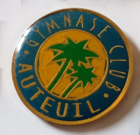 XX373 Pin's Gym Gymnastique Palmier Gymnase Club Auteuil Achat Immédiat - Gymnastics