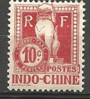 INDOCHINE TAXE N° 8 NEUF*  CHARNIERE / MH - Portomarken