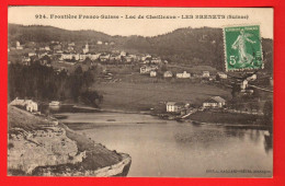 ZUW-08  Frontière Franco-Suisse Lac De Chaillexon LES BRENETS Cachet Frontal Avec Timbre Français. Faillard-Prêtre 924 - Les Brenets