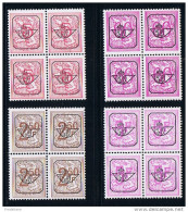 POLYVALENT BLOK VAN 4/BLOC DE 4- COB : PO799P-PO788P- PO794P-PO798P - 1979*** - Typos 1967-85 (Lion Et Banderole)