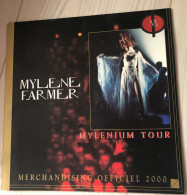 Dépliant MYLENE FARMER MYLENIUM TOUR Merchandising Officiel 2000 Design Henry Neu Photos Claude Gassian - Affiches & Posters